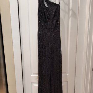 Women's xs black sparkly sequin jumpsuit